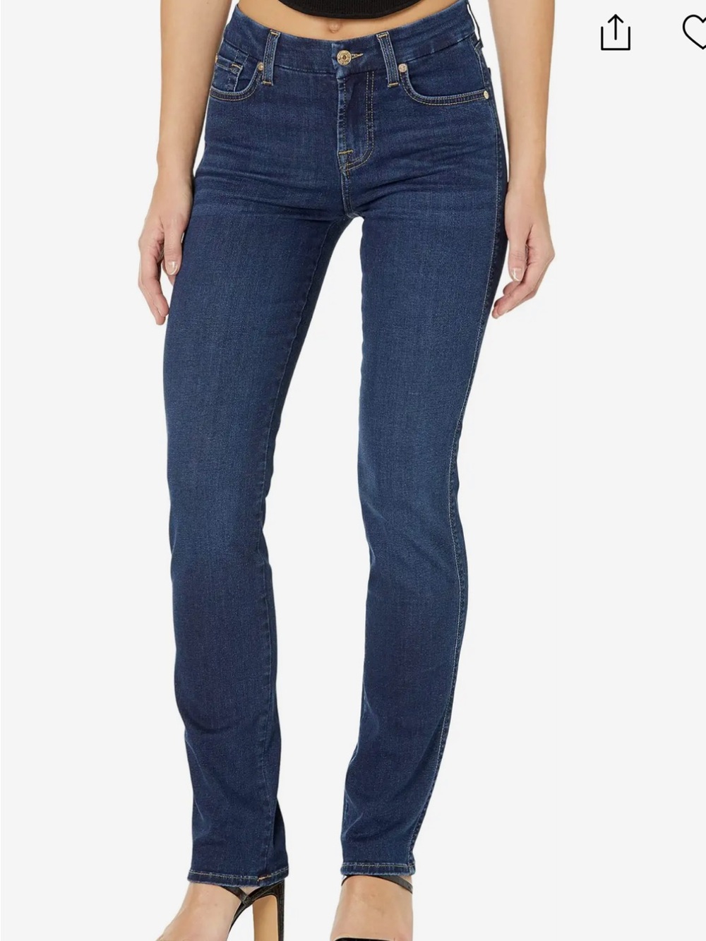 Nwot -New Unworn 7 For All Mankind Straight leg Indigo